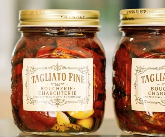 Bocaux maison Tagliato Fine de tomates séchées à l'huile d'olive